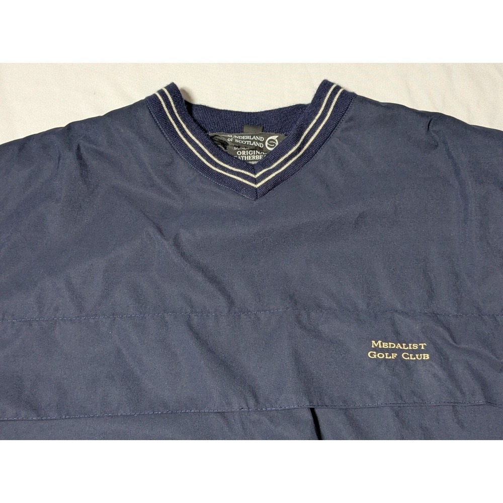 VTG SUNDERLAND OF SCOTLAND x MEDALIST GOLF CLUB Men Large ORIGINAL WEATHERBEATER - Picture 2 of 16